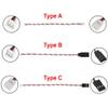 4PCS RC Servo Adapter Wire, 1.5mm Male/Female to Plg Converter, 100mm 3-Pin Cable for RC Drift Car Receiver(Type B) view 4
