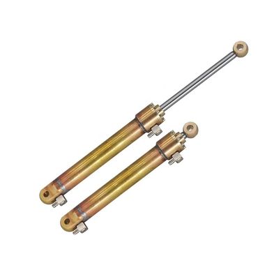 OD 12mm RC Mini Hydraulic Copper Oil Cylinder, 30-130mm Stroke, Brass Actuator for RC Loader, Dump Truck, and(60mm Stroke)
