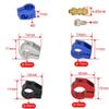 RC Boat Clamp with Nozzle, Aluminum & Brass Fuel Line Lubricating Oil Inlet for 6/7/8/9mm Drive Shaft, RC Gas Boat Upgrades(7mm) view 2