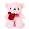 ABEARCAR 4.7 Inchs Teddy Bear Stuffed Animal with Heart,Bow Tie Embroidered Pink Heart Teddy Bear Plush Toy for Girlfriend, Boyfriend(Pink) view 1