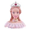 36PCS Hair Styling Doll Head Makeup for Girls Toys, Kids Practice Pretend Play Beauty Set with Hairdryer Curling Iron Crown Brushes Comb Birthday Gifts for Girls 3 4 5 6+ Years Old Christmas view 2