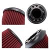 76mm Air Filter Power Intake Racing Universal JDM Dual Funnel Adapter Cold Air Intake Filter Compatible For Apexi view 4