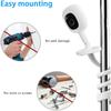 KHQBG Flexible Baby Monitor Mount for Nanit Pro Smart Baby Monitor & Flex Stand |No Tools, No Wall Damage, Portable with 360 Angle Adjustment (Twist) view 2