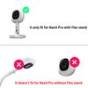 KHQBG Flexible Baby Monitor Mount for Nanit Pro Smart Baby Monitor & Flex Stand |No Tools, No Wall Damage, Portable with 360 Angle Adjustment (Twist) view 4