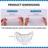 100 PCS Potty Chair Liners with Elastic, Disposable Portable Potty Training Bags, Clear Potty Refill Liners, Toilet Seat Cover 17x8 Inches view 4