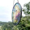 Dragonfly Glass Suncatcher, Artisan Craftsmanship, Nursery Safe Light, Bird Strike Reducer, Birthday Surprise, Pre Assembled Cord, Light Refraction Prism, Anniversary Present, Glass Art for Window view 3
