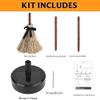 Floating Broom Halloween Decorations Dancing Witch Broom Ghostly Floating Witch for Party and Haunted House Spooky Animated for Halloween Decor view 2