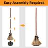 Floating Broom Halloween Decorations Dancing Witch Broom Ghostly Floating Witch for Party and Haunted House Spooky Animated for Halloween Decor view 3