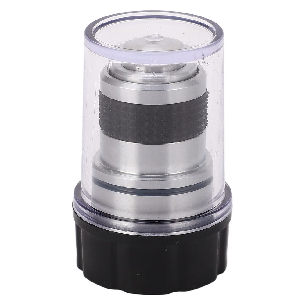 60X Biological Microscope Achromatic Objective Lens RMS Thread 185 Optical Glass Brass Aluminum Alloy Precision Lens for Biology Chemistry Physics Studies
