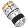 60X Biological Microscope Achromatic Objective Lens RMS Thread 185 Optical Glass Brass Aluminum Alloy Precision Lens for Biology Chemistry Physics Studies view 2