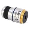 60X Biological Microscope Achromatic Objective Lens RMS Thread 185 Optical Glass Brass Aluminum Alloy Precision Lens for Biology Chemistry Physics Studies view 3