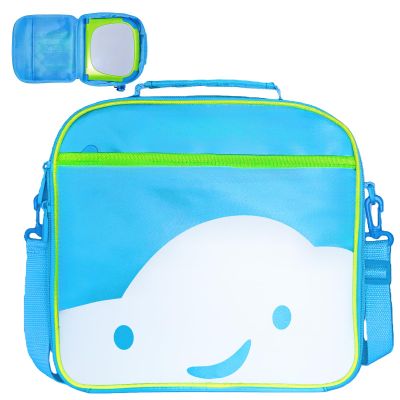KLURXZGYPTH LeapStart 3D Compatible Portable Tote & Crossbody Bag - Fits LeapStart Learning System, Holds 3-5 Books & Learning Toys - Lightweight Storage Case blue(Case Only)