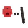 RC Differential Locker Spool Metal Upgrade High Strength Deceleration Performance Enhancer for Slash Rustler 1/10 RC Car Aluminum Alloy Iron 48mm 2 Accessories (Red) view 2