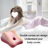 Couples Butt Cushion for Pregnant Women Furniture Pillow Support Pillowcase Suitable Home Use, Ideal Sitting and Lying, Foam Modern Simple Style (Pink) Pink - view 2
