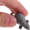 5 Pcs Gray Plastic Halloween Rat Figurines  Miniature Realistic Fake Mice Toys for Spooky Party Decorations, Haunted House Props, Creepy Prank Accessories & April Fools Day Trick Supplies view 2