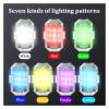 BOYOGOHP 1/2/4pc Wireless LED Drone Strobe Light Compatible with Motorcycle Car Bike Remote Control Compatible with Anti-collision Warning Light Signal Light(Lamp4) view 2