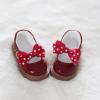 1/6 Scale BJD Doll Shoes Bow Leather ShoesJoints Dolls Miniatures Accessories BJD Toys Shoes(Red) view 3