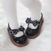 1/6 Scale BJD Doll Shoes Bow Leather ShoesJoints Dolls Miniatures Accessories BJD Toys Shoes(Black) view 1