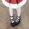 1/4 Scale BJD Doll Shoes Thick Soled Sandal ShoesLeather Shoes, Joints Dolls Miniatures Accessories(Black) view 2
