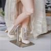 1/3 Scale BJD Doll Shoes Beige Half BootsJoints Dolls Miniatures Accessories BJD Toys Shoes view 1