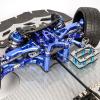 5MM Carbon Fiber Shock Tower Front & Rear for Arrma 6S 1/7 Limitless F1/Felony/Infraction 6S,Thick Durable Upgrades Replacement Shock Tower Part,ARA320513(F) ARA320512(R) view 2