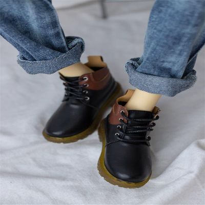 1/3 Scale BJD Doll Shoes Black Brown Leather BootsJoints Dolls Miniatures Accessories BJD Toys Shoes