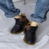 1/3 Scale BJD Doll Shoes Black Brown Leather BootsJoints Dolls Miniatures Accessories BJD Toys Shoes view 1