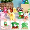 30 Pack Mini Animal Plush Toys Bulk, Cute Zoo Stuffed Animals Party Favors, Small Keychain Decoration for Claw Machine, Carnival Prize, Goody Bags Fillers, Christmas, Themed Parties for Kids Boy Girl view 2