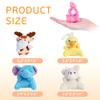 30 Pack Mini Animal Plush Toys Bulk, Cute Zoo Stuffed Animals Party Favors, Small Keychain Decoration for Claw Machine, Carnival Prize, Goody Bags Fillers, Christmas, Themed Parties for Kids Boy Girl view 3