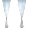 HooHero White Nordic Style Embroidery Semi 50 Width Sheer Curtains for Living Kids Nursery Room Drapes Rod Pocket Customzied Supported Bedroom view 4