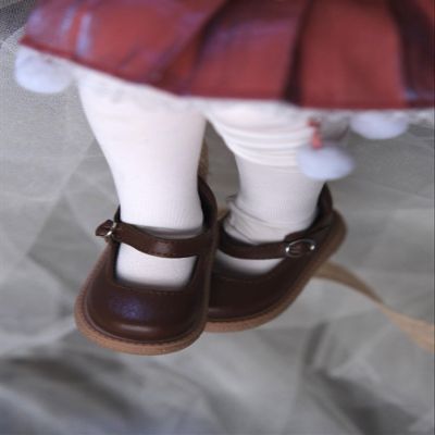 1/3 Scale BJD Doll Shoes Brown Leather Shoes, Student ShoesJoints Dolls Miniatures Accessories BJD Toys Shoes