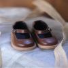 1/3 Scale BJD Doll Shoes Brown Leather Shoes, Student ShoesJoints Dolls Miniatures Accessories BJD Toys Shoes view 3