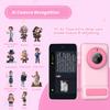 AI Digital Camera for Kids with Object Recognition, 4 inch Touch Screen Smart Camera for Photo & Video Editing, Educational Learning Toy, Christmas Birthday Gift for Boys Girls (Pink) view 4