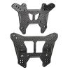 5MM Carbon Fiber Shock Tower Front & Rear for Arrma 6S 1/8 Kraton/Notorious/Outcast 6S,Thick Durable Upgrades Replacement Shock Tower Part AR330220(F) ARA320581(R) view 1