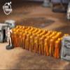 Legion Terrain - Perimeter Barrier Set - Miniature Tabletop Wargaming Terrain (Painted) view 3