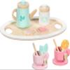 Teeservice Bunte Teestunde: Kanne: 10.5 x 5.8 x 9.5 cm, Holz, 13 Teiles per Set view 1