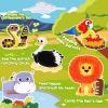Wild-Animals Busy Book for Toddlers 1-3, Quiet Activity Books for Toddlers 1 Year Old, Montessori Toys Busy Board for 1 2 3 Year Boy Girl Gift Educational Airplane Travel Toy Valentines Birthday Gifts view 2
