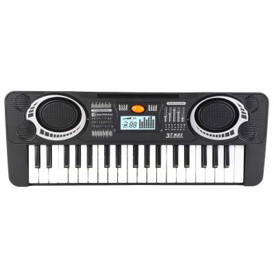 37 Keys Electronic Piano Keyboard Toy Early Educational Musical Instrument for Kids with Dual Power Modes Premium Sound and Multiple Functions Plastic Material 35 x 13 x 4cm