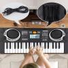 37 Keys Electronic Piano Keyboard Toy Early Educational Musical Instrument for Kids with Dual Power Modes Premium Sound and Multiple Functions Plastic Material 35 x 13 x 4cm view 4