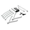 for FMS for FCX24 1/24 Remote Control Vehicle Parts Metal Upgrade for Chassis Tie Rod Steering Rod Modification RC Car Accessories RC Accessories(Silver) view 1