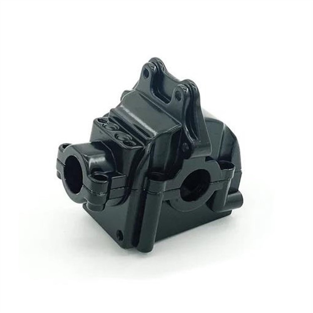 for WLtoys 144001 144010 144002 124019 124018 Metal Front Rear Wave Box Shell Gears 144001-1254 RC Car Upgrade Spare Parts Accessories RC Accessories(Black)