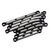 Compatible with Trxs for TRX4M for Bronco for Defender 1/18 RC Crawler Car Upgrade Parts Alloy Metal Linkage Tie Link Rod Kit RC Assortment(Black) view 2