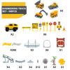 GIAT Construction Race Tracks Toys - Fun Gifts for 3 4 5 6 7 Year Old Boys, 330+ PCS DIY Road Adventure Set with Cars, Flexible Engineering Playset for Kids view 3