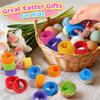24 Pcs Fidget Toys Bulk for Kids: Textured Silicone Slap Bracelets, Classroom Treasure Box Prize, Party Favors Birthday Goodie Bag Stuffers, Easter Basket Stuffers & Egg Filler for Boys Girls view 2