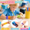 24 Pcs Fidget Toys Bulk for Kids: Textured Silicone Slap Bracelets, Classroom Treasure Box Prize, Party Favors Birthday Goodie Bag Stuffers, Easter Basket Stuffers & Egg Filler for Boys Girls view 3