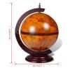 Gecheer Wooden Globe Bar, Spacious Storage with Dual-axis Rotation, Eucalyptus Wood, for Home Office Decor view 2