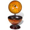 Gecheer Wooden Globe Bar, Spacious Storage with Dual-axis Rotation, Eucalyptus Wood, for Home Office Decor view 4
