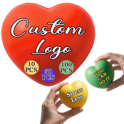 10/50/100PCS Custom Stress Balls Bulk Personalized Stress Balls with Logo Customized Promotional Gifts for Office