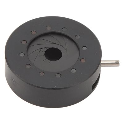 Adjustable Iris Diaphragm 0.5-15mm | 12 Plates Manual Aperture for Camera/Microscopy/Optics | Aluminum Alloy Diaphragm with Stable Illumination Management