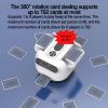 Automatic Card Shuffler Machine, 360 Rotation Poker Card Dispenser for 1-8 Players, Support Up to 792 Cards, Portable Poker Card Shuffler with Auto-Shuffling and LCD Display for Family Gatherings view 3